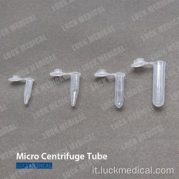 Tubo di micro centrifuga usa e getta MCT